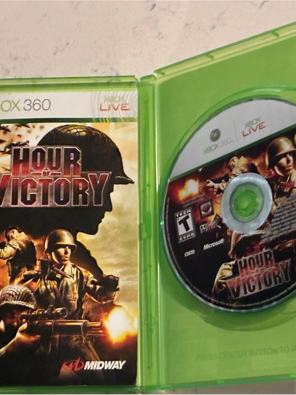 (Microsoft Xbox 360) Hour of Victory - CIB/Tested